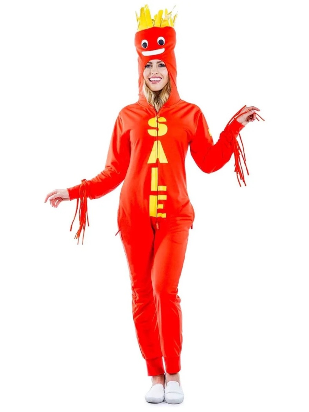 Tipsy Elves Air Dancer Costume Size XL NWT Orange/ Yellow